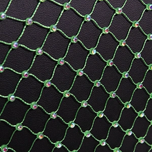 Wholesale Rhinestone Mesh crystal rhinestone mesh Fabric for rhinestone face mask bling bling crystal mesh