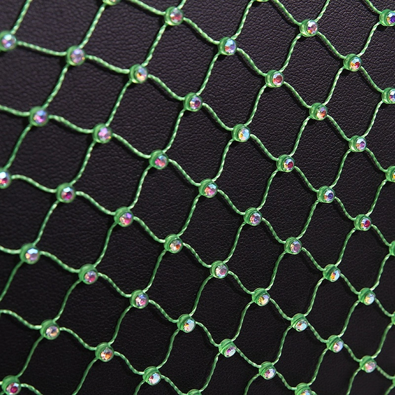 Wholesale Rhinestone Mesh crystal rhinestone mesh Fabric for rhinestone face mask bling bling crystal mesh