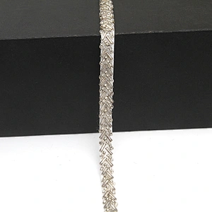 kavatar  wholesale new Handmade Bead lace Embroidered Tulle Trim wedding with Accessories Beads Rhinestones