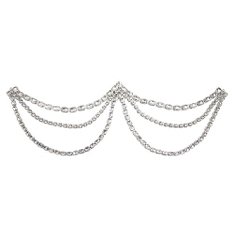 Wholesale Women Evening Party Dress Rhinestone Chain Trim crystal chain trim apparel Accessories
