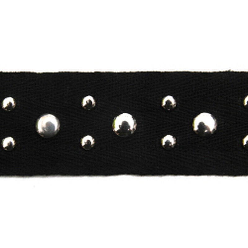 Wholesale 1.6-1.8cm Size Studs trim ribbon diy handmade costume dress sewing bead lace trim Design Rivets Trims