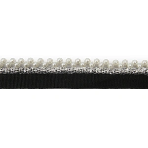 kavatar  wholesale new Handmade Bead lace Embroidered Tulle Trim wedding with Accessories Beads Crystals & Rhinestones