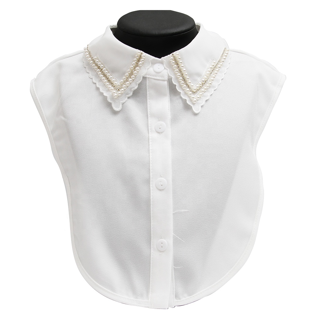 Detachable collared clothing accessories Detachable  collared shirt off the shelf for commuter ladies' workplace temperament