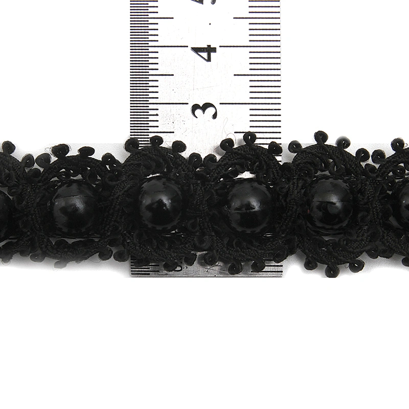 kavatar  wholesale new Handmade Bead lace Embroidered Tulle Trim wedding with Accessories Beads Crystals & Rhinestones