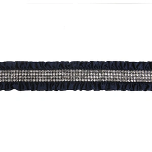 Wholesale Rhinestone by  Shoes Slippers Sandals Accessories upper for sandal women Cotton lace trim