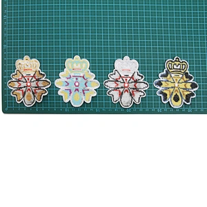 wholesale sequin patch applique designer badges patches cloth stickers Sew on for clothing accessories decoration 3D patch