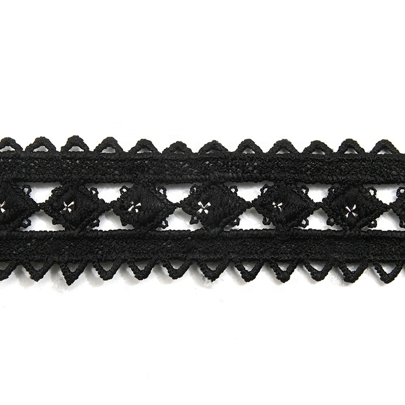 Wholesale 2.7cm Size Studs trim ribbon diy handmade costume dress sewing bead lace trim Design Rivets Trims