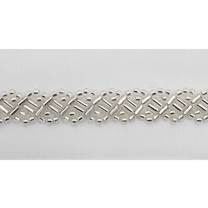 Wholesale Embroidery beaded lace trim 4 cm Mesh fabric lace trims beautiful Accessories for dress 3D wedding Designer
