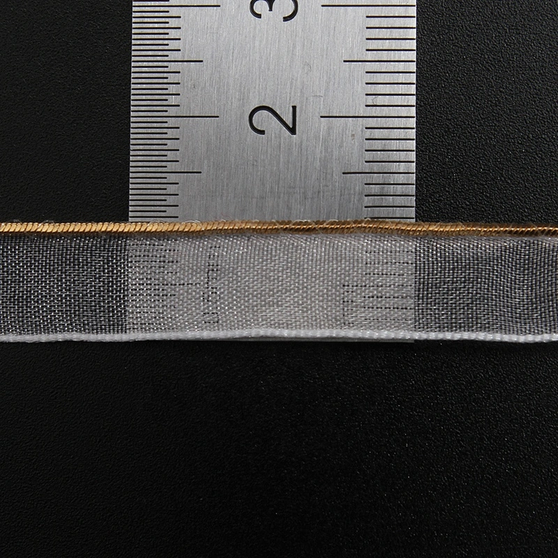 Wholesale Chain lace trim sequin 1.1 cm Sew-On lace trim Polyester net mesh Lace trimmings wedding for clothes  Accessories