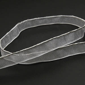 Wholesale Chain lace trim beaded 1 cm Sew-On lace trim Polyester net mesh Lace trimmings wedding for clothes  Accessories