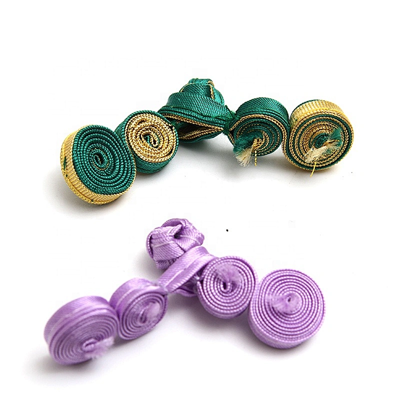Chinese knot button frog closure Color classical hand-made clothing Qipao plate button custom clothing accessories decoration