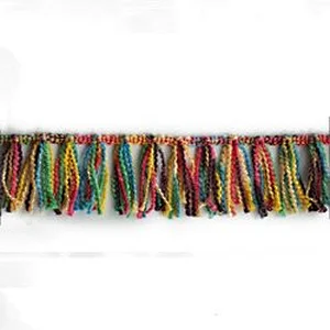 Wholesale Customized Hight Quality Colors Cotton Tassels Curtain Fringe
