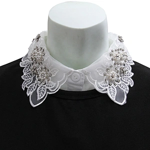 Detachable collared clothing accessories Detachable  collared shirt off the shelf for commuter ladies' workplace temperament