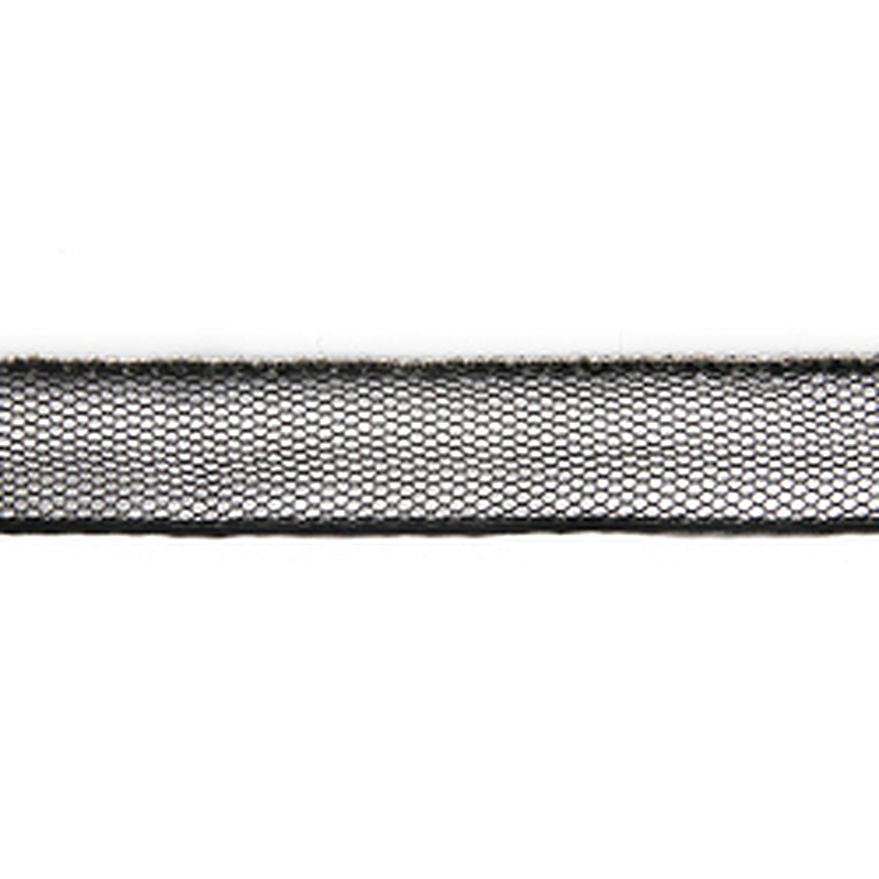 Wholesale Chain lace trim beaded 1.3 cm Sew-On lace trim Polyester net mesh Lace trimmings for clothes  Accessories