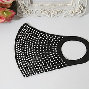 wholesale warm dust and wind proof cotton party accessories masked PM 2.5 fashion  rhinestone face masked
