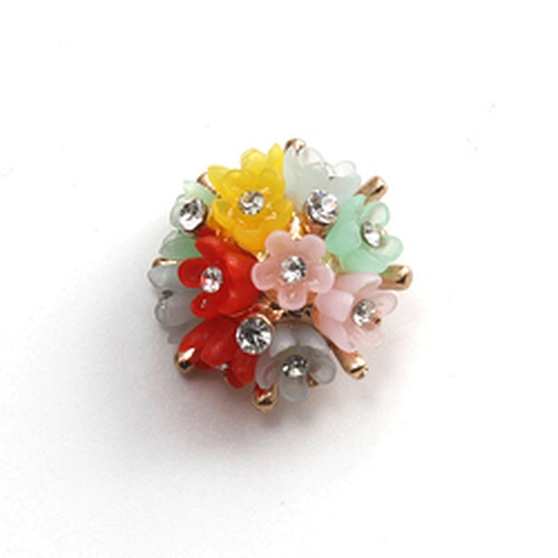 Fashionable rhinestone garment accessories buttons Copper buttons coat garment buttons