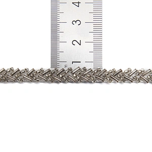 kavatar  wholesale new Handmade Bead lace Embroidered Tulle Trim wedding with Accessories Beads Rhinestones