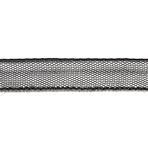 Wholesale Chain lace trim beaded 1.3 cm Sew-On lace trim Polyester net mesh Lace trimmings for clothes  Accessories