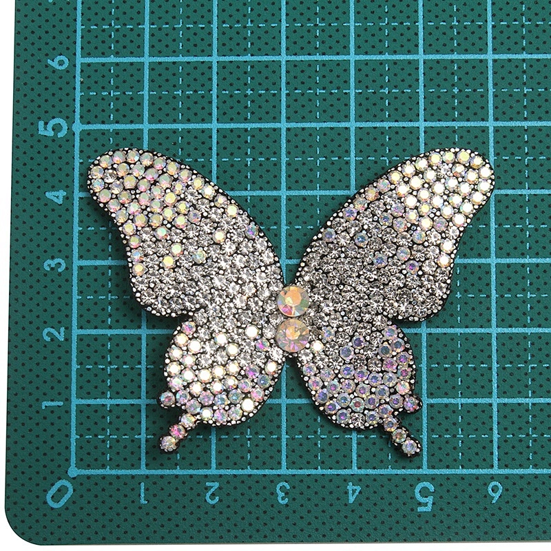 Best-selling clothing shoes and hats clothing accessories rhinestone butterfly pattern rhinestone beaded patches sew patches sal