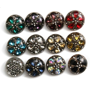 New rhinestone buttons crystal pearl clothing diamond buttons, coat buttons ,dress buttons