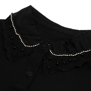 Autumn summer winter shirt collar versatile Korean shirt lace floral false collar  Fake collar