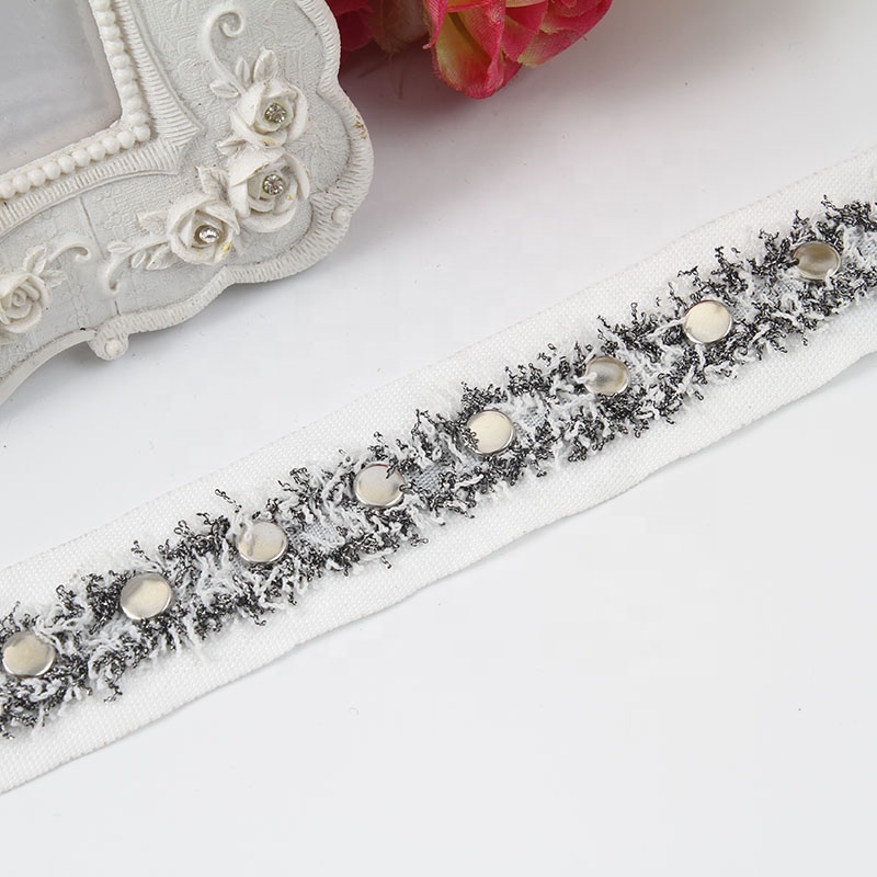 Bead Trimming lace fabric diy handmade costume dress sewing Design Lace Trims