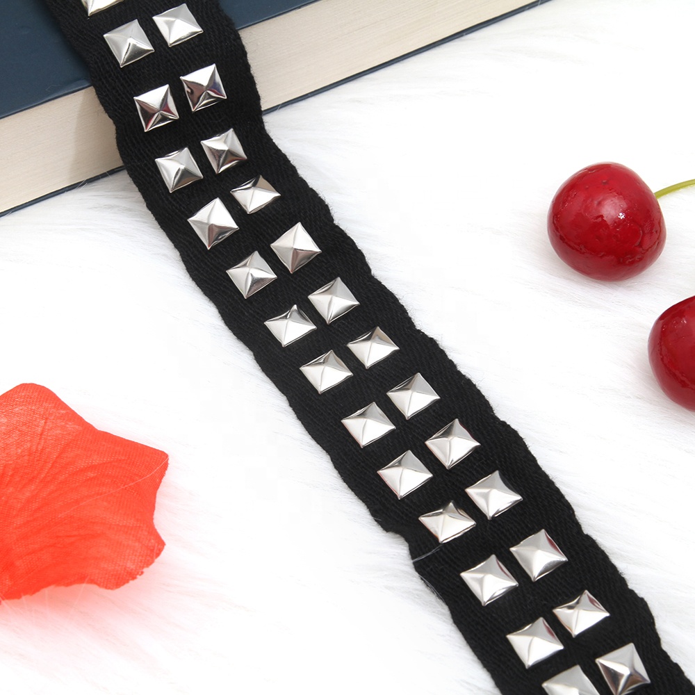 Rivet trim ribbon fabric diy handmade costume dress sewing Design Studs Trims Garment Accessories