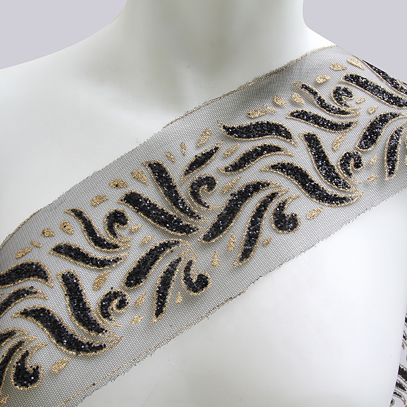 Fashion hand bronzing manual bar code lace clothing accessories