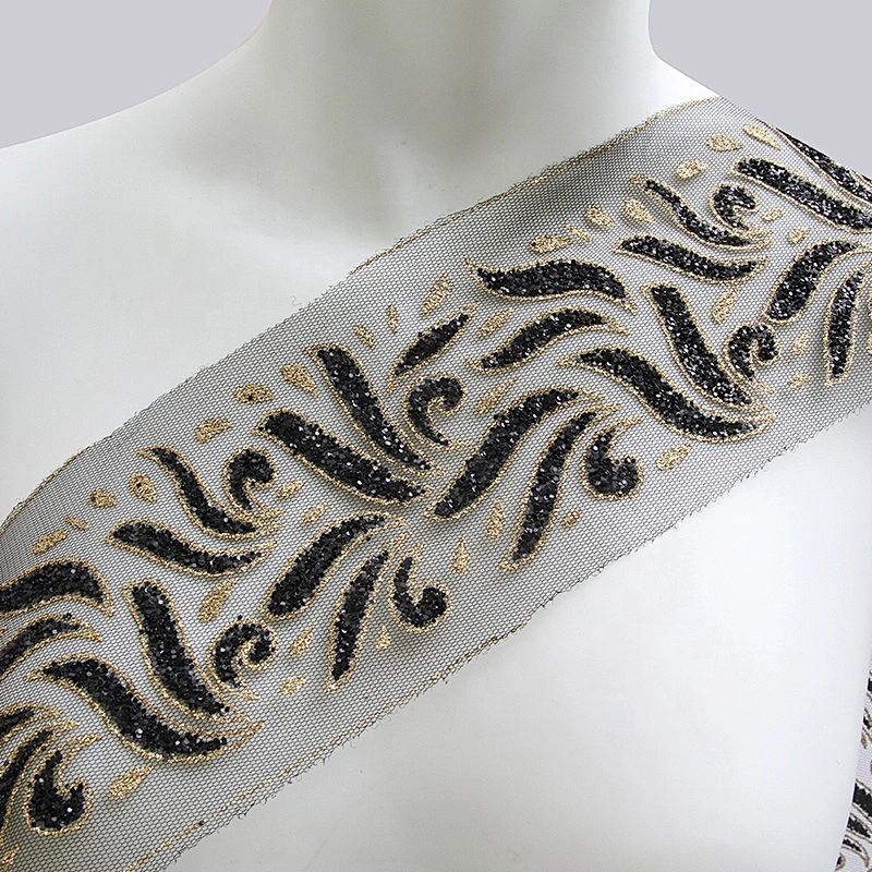 Fashion hand bronzing manual bar code lace clothing accessories