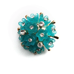 Fashionable rhinestone garment accessories buttons Copper buttons coat garment buttons