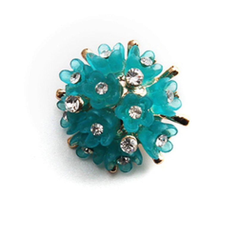 Fashionable rhinestone garment accessories buttons Copper buttons coat garment buttons