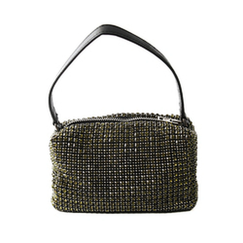 Hot style new American and American evening bag hand bag soft bag diagonal cross party fashion rhinestone