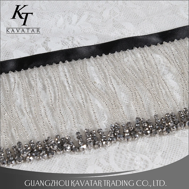 High quality Fringe Trim Long Beaded Tassel Decorative For Dress