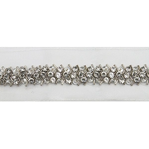 kavatar  wholesale new Handmade Bead lace Embroidered Tulle Trim wedding with Accessories Beads Crystals & Rhinestones