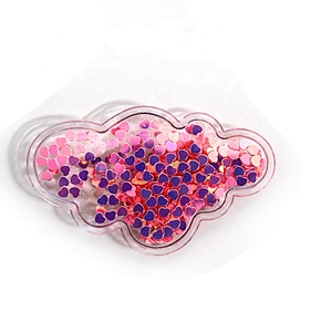 Christmas Cherry Flower Decorative Sew on Rhinestone Beaded Patches Wholesale patches for clothing