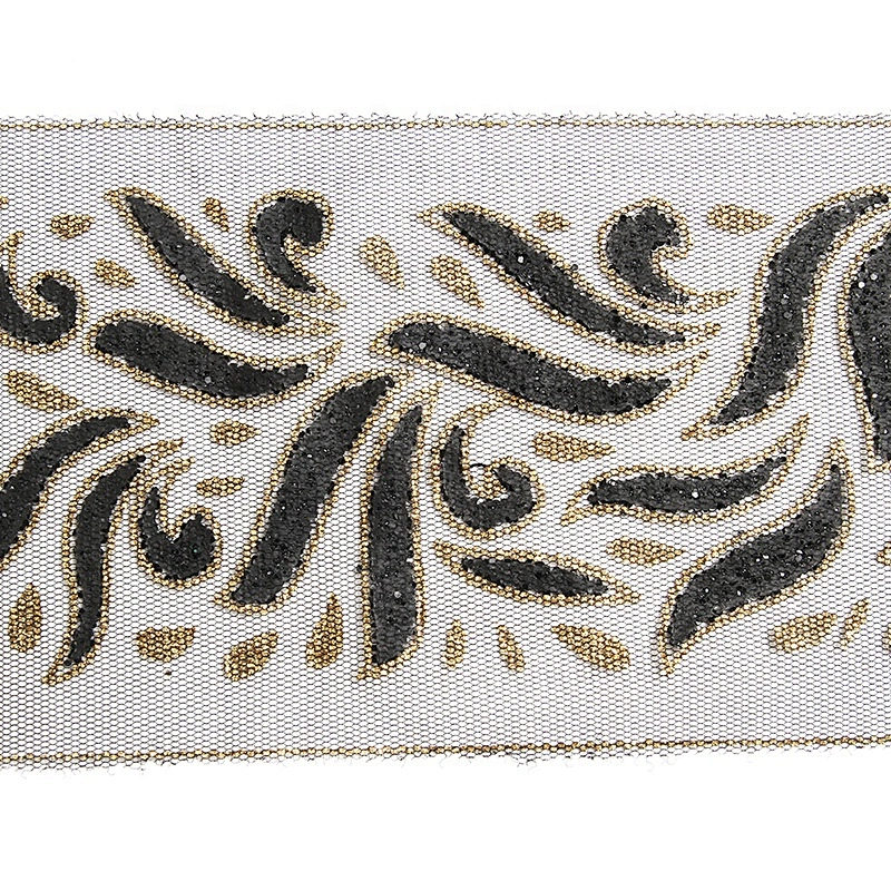 Fashion hand bronzing manual bar code lace clothing accessories