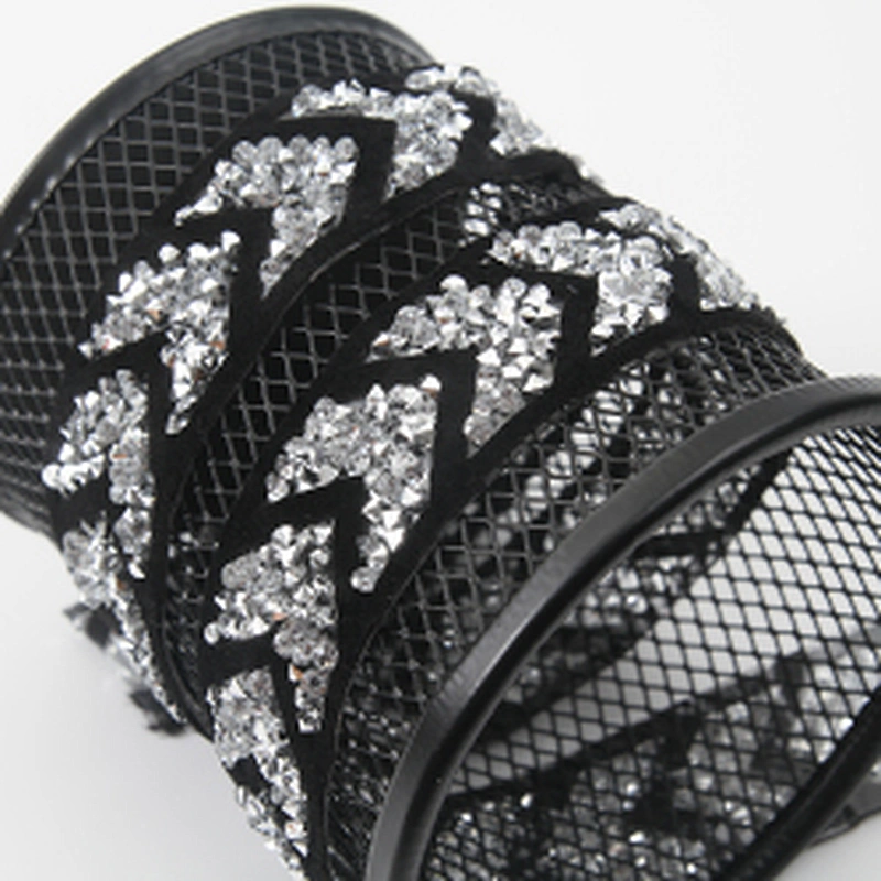 High quality decorate Hotfix crystal rhinestone trims
