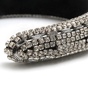 wholesale rhinestone hair band sponge flannel creative fluffy fashion girls hair band hair band women baroque