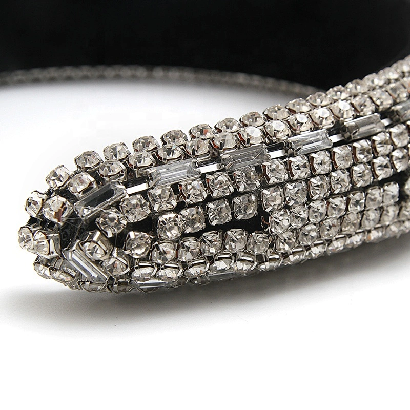 wholesale rhinestone hair band sponge flannel creative fluffy fashion girls hair band hair band women baroque