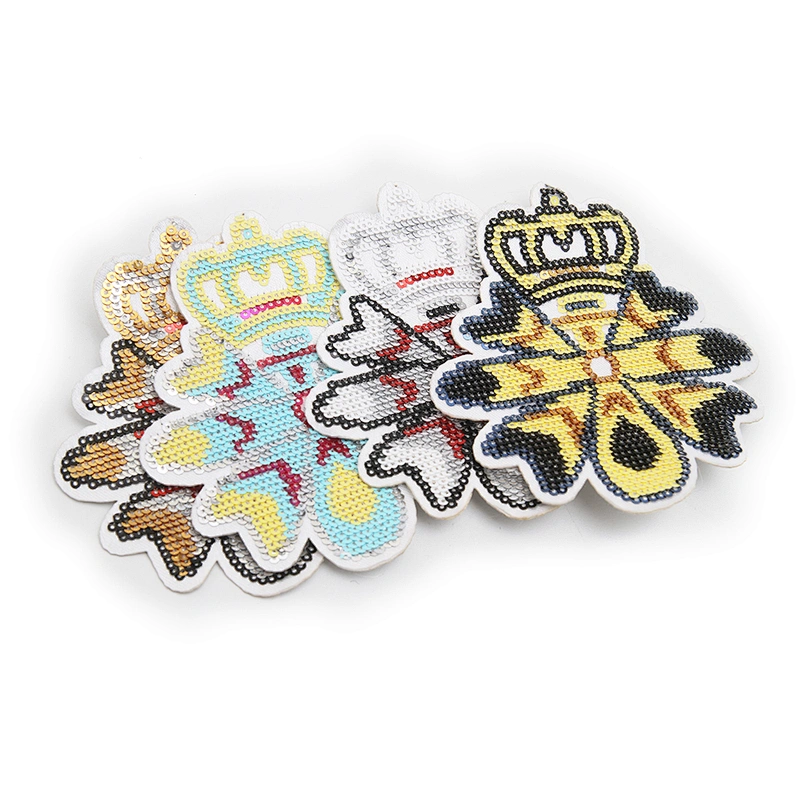wholesale sequin patch applique designer badges patches cloth stickers Sew on for clothing accessories decoration 3D patch