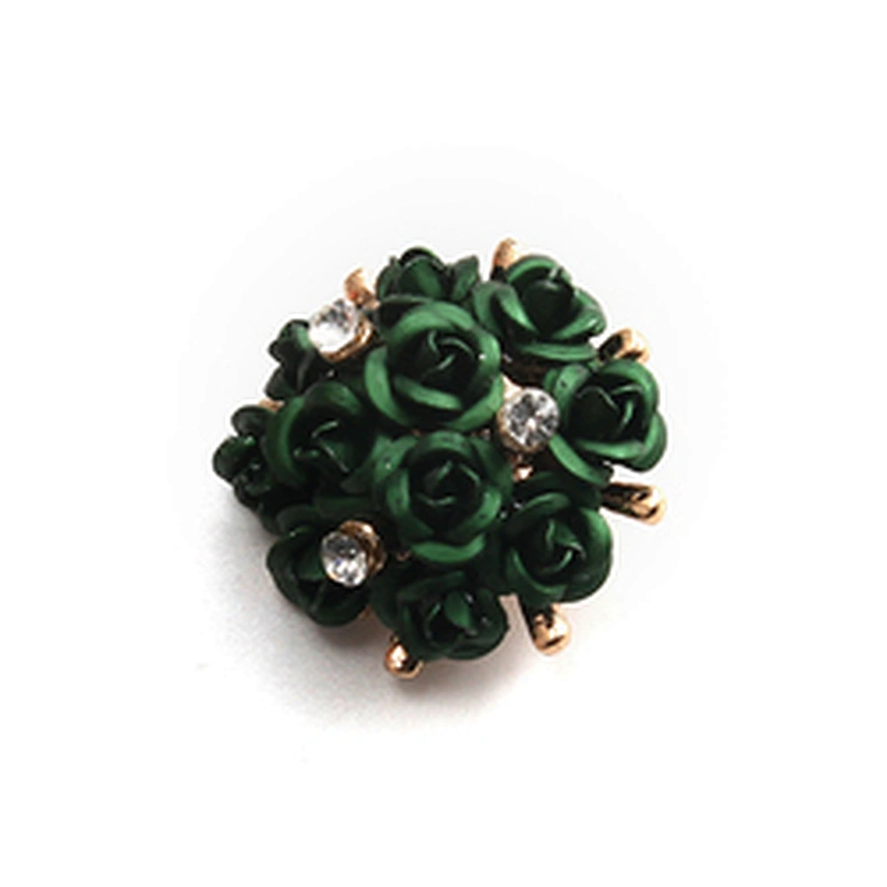Fashionable rhinestone garment accessories buttons Copper buttons coat garment buttons