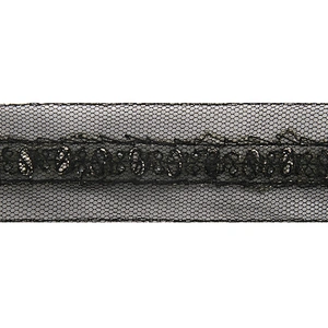 kavatar  wholesale new Handmade Bead lace Embroidered Tulle Trim wedding with Accessories Beads Crystals & Rhinestones