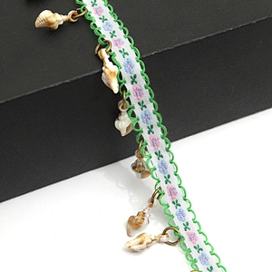 Wholesale tassels lace trim for garment rhinestone Pearl fringe tassel trimming  jute tassel trim