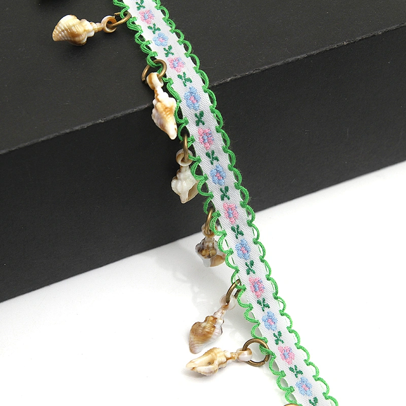 Wholesale tassels lace trim for garment rhinestone Pearl fringe tassel trimming  jute tassel trim