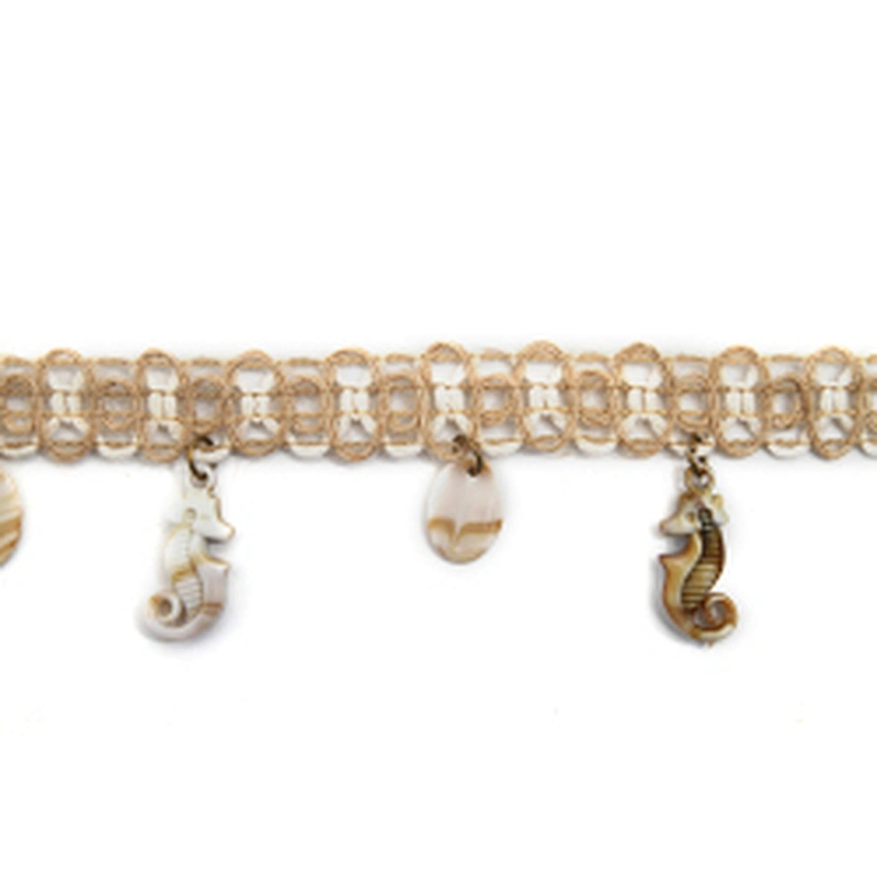 Wholesale tassels lace trim for garment rhinestone Pearl fringe tassel trimming  jute tassel trim