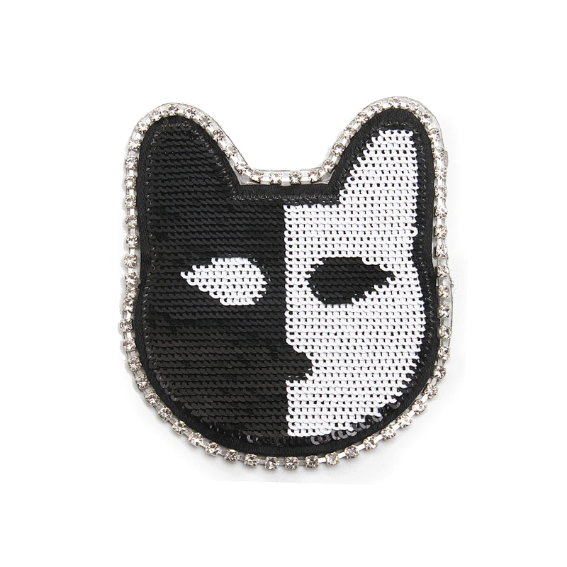 wholesale applique designer badges patches cloth stickers Sew on for clothing accessories decoration 3D patch sequin patch