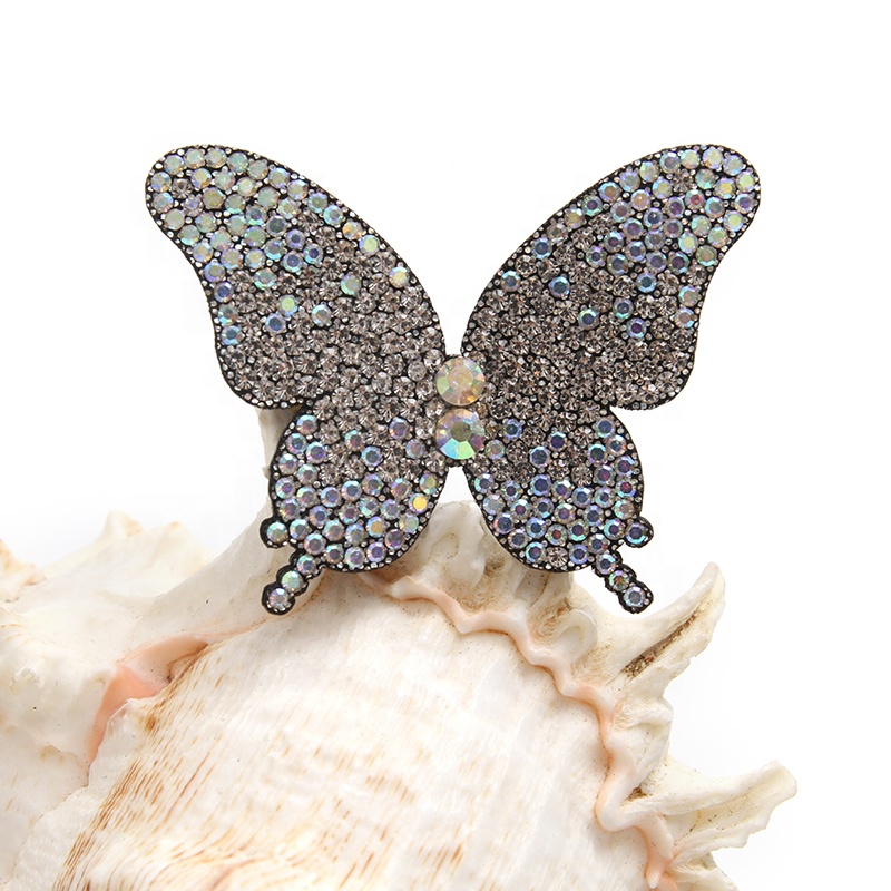 Best-selling clothing shoes and hats clothing accessories rhinestone butterfly pattern rhinestone beaded patches sew patches sal