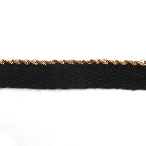Wholesale Chain lace trim sequins 1.2 cm Sew-On lace trim Polyester Lace trimmings for clothes  Accessories  Cotton