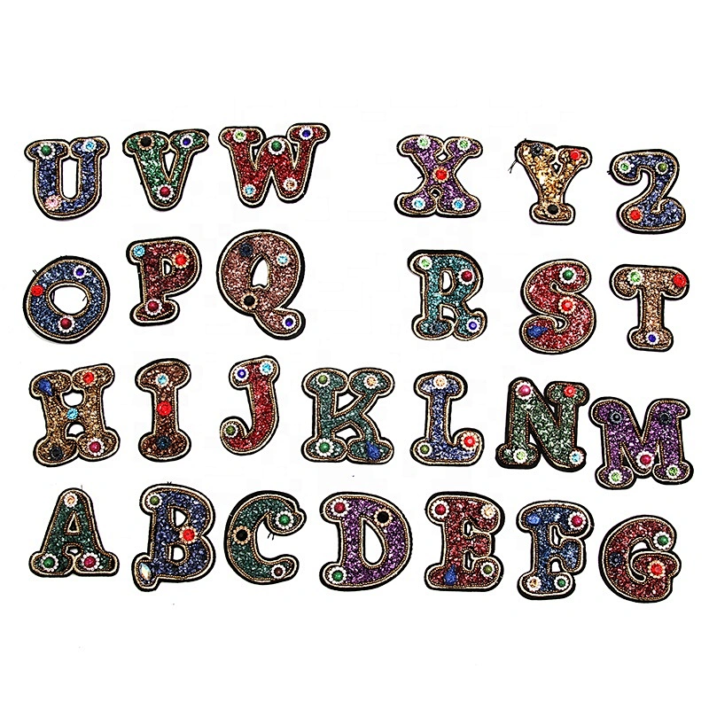 Christmas Cherry Flower Decorative Sew on Rhinestone Beaded Patches Wholesale patches for clothing