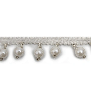 kavatar  wholesale new Handmade Bead lace Embroidered Tulle Trim wedding with Accessories Beads Crystals & Rhinestones